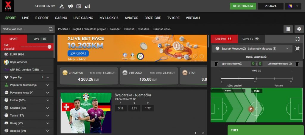 Xlivebet kladionica