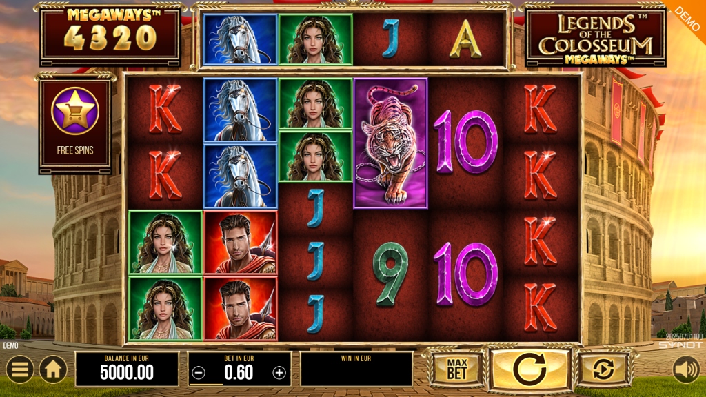 Legends of the Colosseum Megaways Slot 
